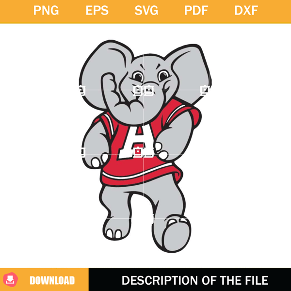 Roll Tide SVG, Alabama SVG, Alabama In Elephant SVG 1.jpg