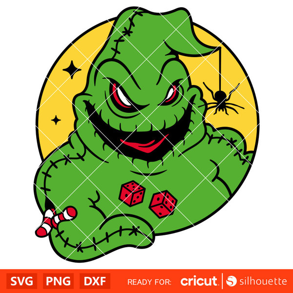 Oogie Boogie's Halloween Svg, Nightmare Before Christmas Svg, Halloween Svg, Boogie Man Svg.jpg