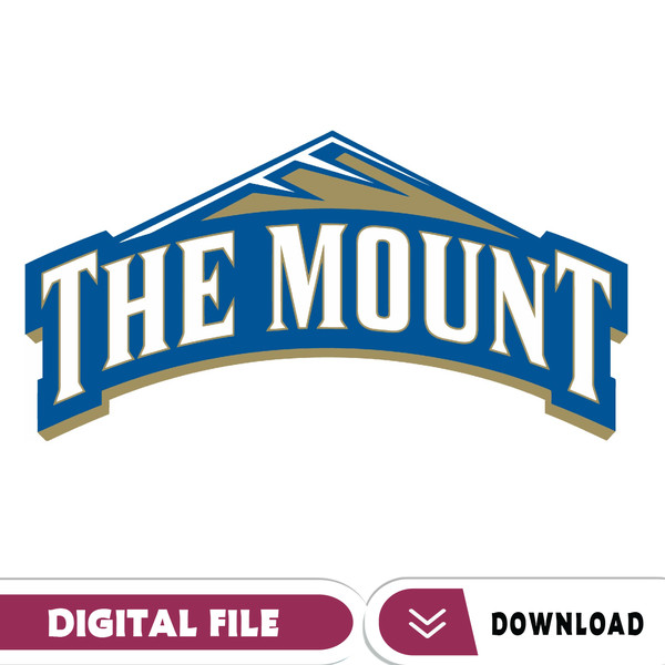 Mount St Svg, Football Team Svg, Basketball, Collage, Game Day, Football, Instant Download.jpg