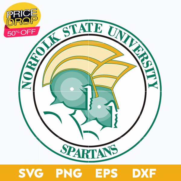 Norfolk State Spartans Svg, Logo Ncaa Sport Svg, Ncaa Svg, Png, Dxf, Eps Download File..jpg