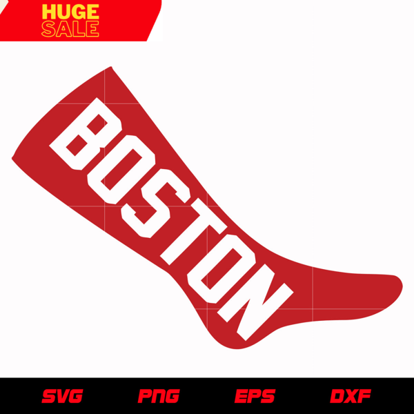 Boston Redsox Sock Logo svg, mlb svg, eps, dxf, png, digital file for cut.jpg