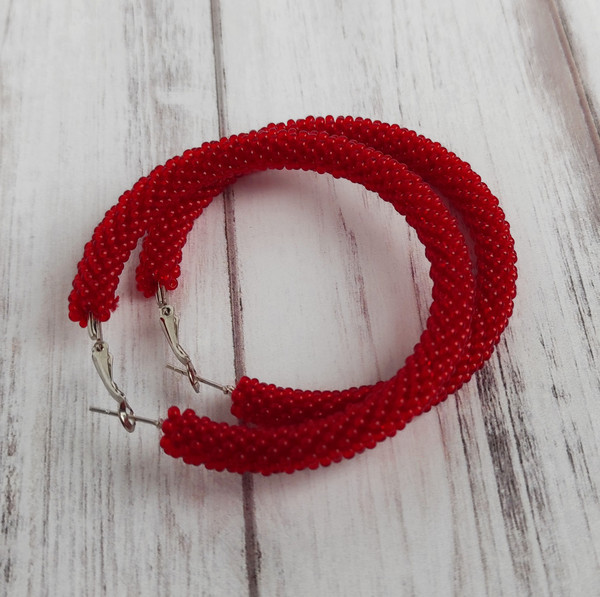 Red-Beaded-Earrings-Red-Seed-Bead-Earrings-Statement-Earrings-Big-Hoops.jpeg