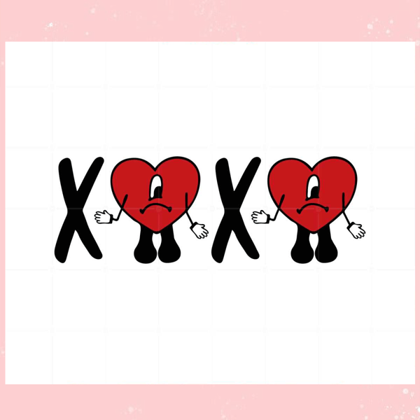 Bad Bunny Xoxo Svg Best Graphic Designs Cutting Files.jpg