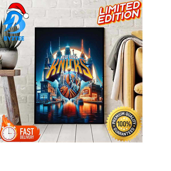 New York Knicks Logo 24 X 36 Rolled wall Poster