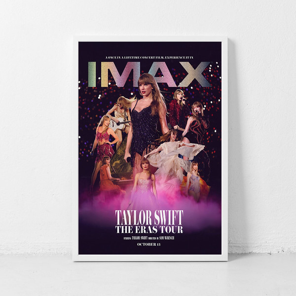 Taylor Swift The Eras Tour (2023) Promotional Mini Movie Poster (12 x 18)  