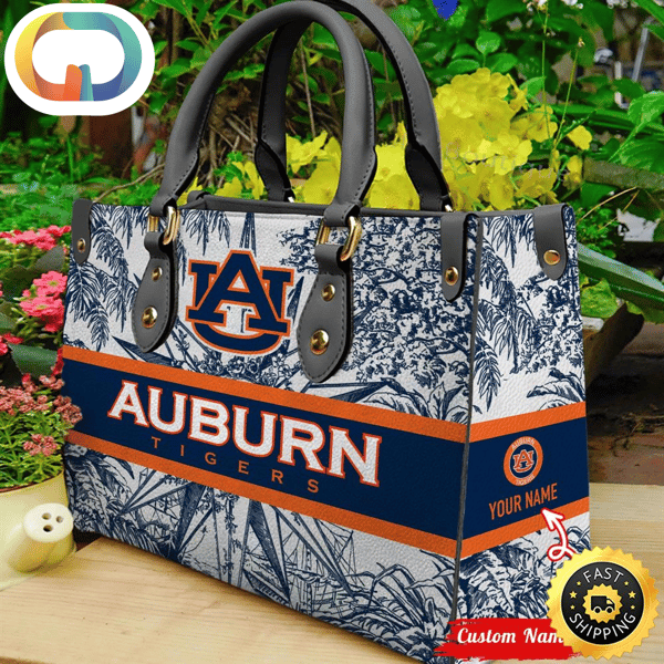 NCAA Auburn Tigers Women Leather HandBag.jpg