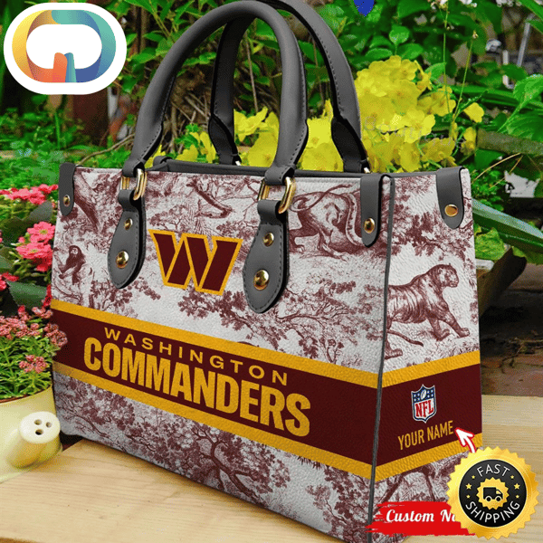 NFL Washington Commanders Women Leather Bag.jpg