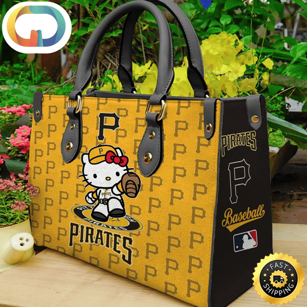 Pittsburgh Pirates Kitty Women Leather Hand Bag.jpg