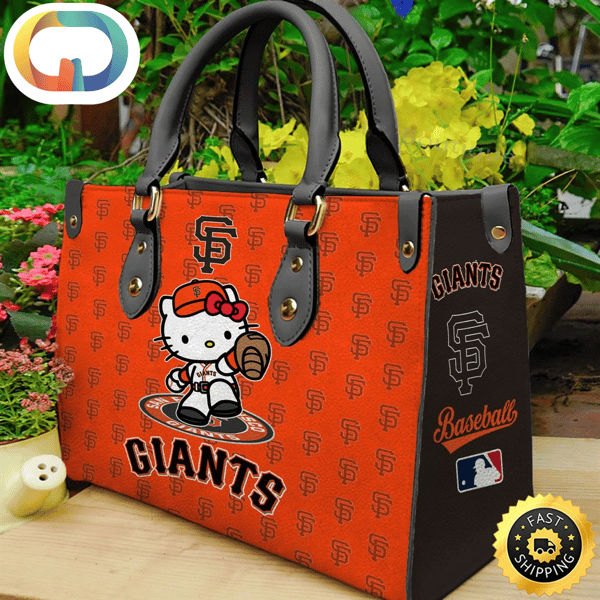 San Francisco Giants Kitty Women Leather Hand Bag.jpg
