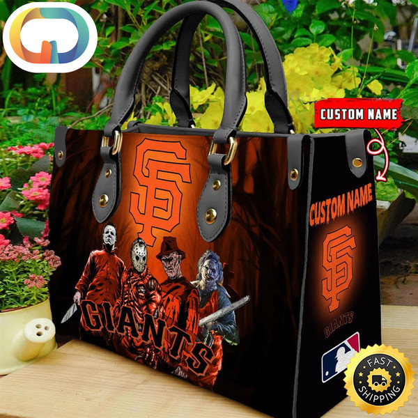 San Francisco Giants MLB Halloween Women Leather Hand Bag.jpg