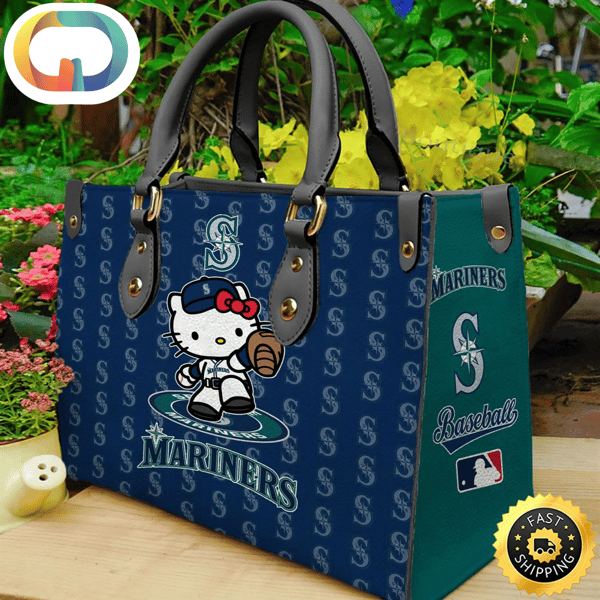 Seattle Mariners Kitty Women Leather Hand Bag.jpg