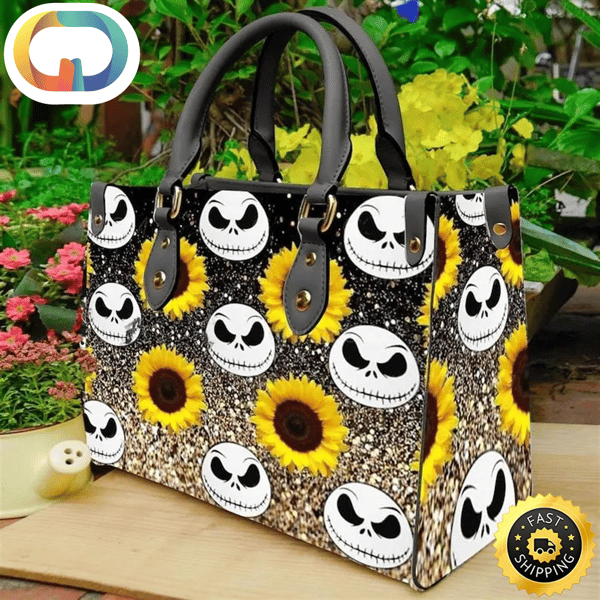 Sunflower Jack and Sally Leather Handbag.jpg