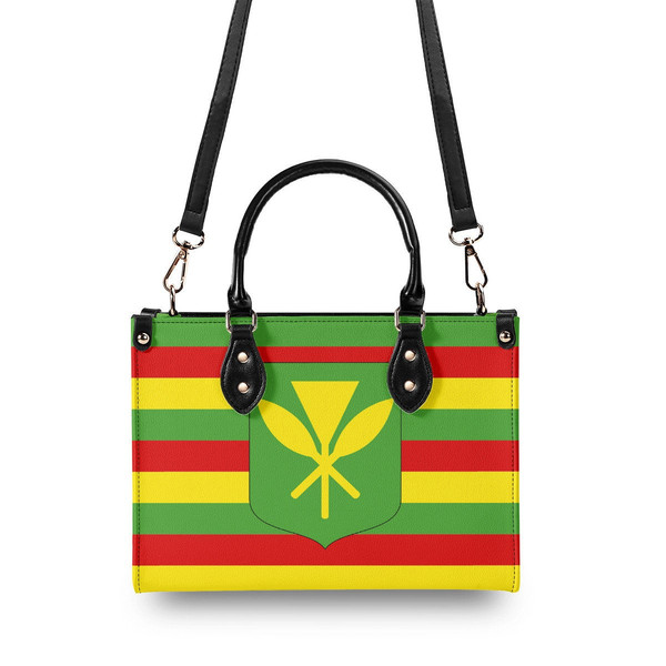 Kanaka Maoli Flag PU Leather Handbag Hawaiian Crossbody Handbag.jpg