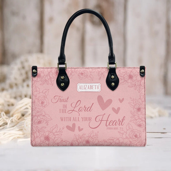 Personalized Trust Lord The Witch All Your Heart Provirus 35 Leather Handbag, Gifts for Women, Personalized Bags,Gift For Jesus Lovers.jpg