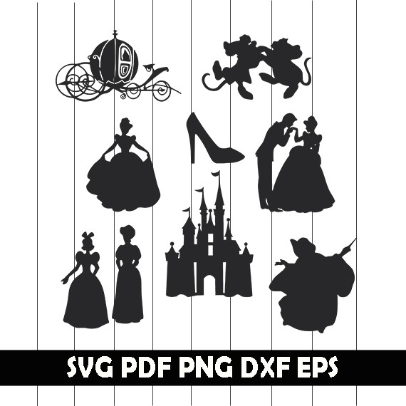 Cinderella SVG, Cinderella Png, Cinderella Clipart, Cinderel - Inspire ...