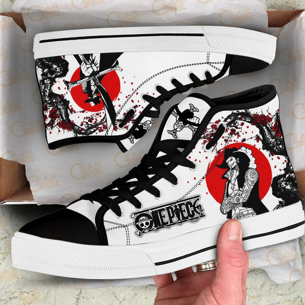 Dracule Mihawk High Top Shoes Japan Style For Fans One Piece Anime HTS0056.jpg