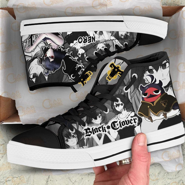 Nero High Top Shoes Custom Black Clover Anime For Fans HTS0024.jpg