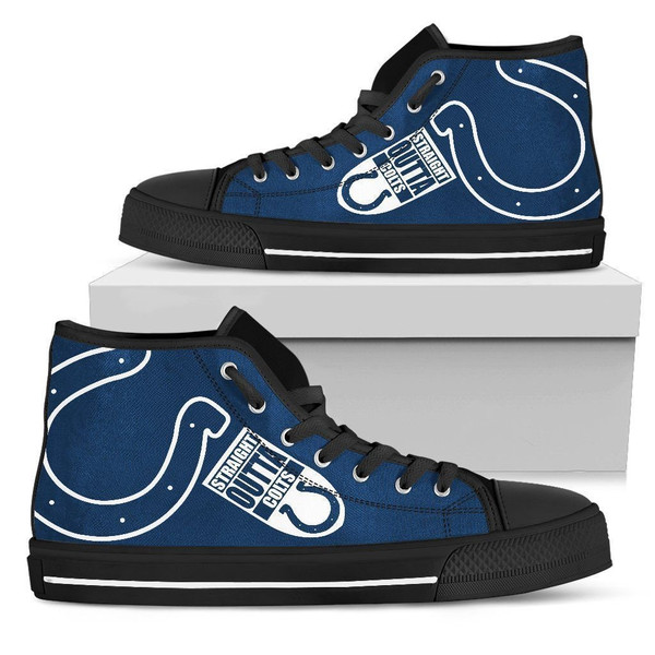 Straight Outta IndianapoIis CoIts NFL Custom Canvas High Top Shoes HTS0381.jpg