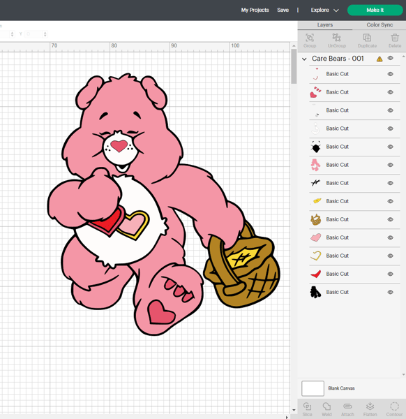 Care Bears Svg Files, Care Bears Png Files, Vector Png Images, SVG Cut File for Cricut, Clipart Bundle Pack