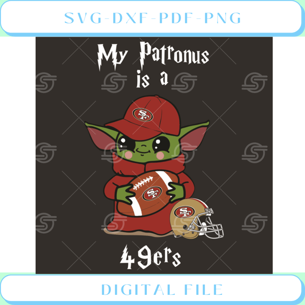 Baby Yoda My Patronus Is A 49ers Svg Sport Svg.jpg