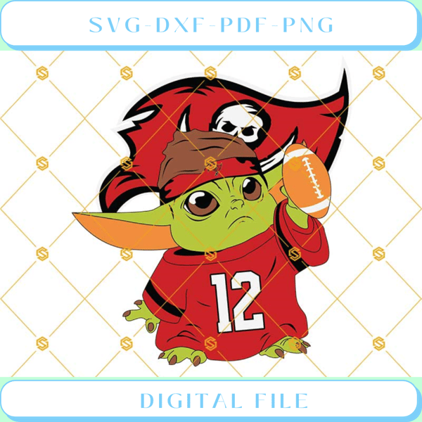 Baby Yoda Tom Brady Tampa Bay Buccaneers SVG NFL Buccaneers SVG.jpg