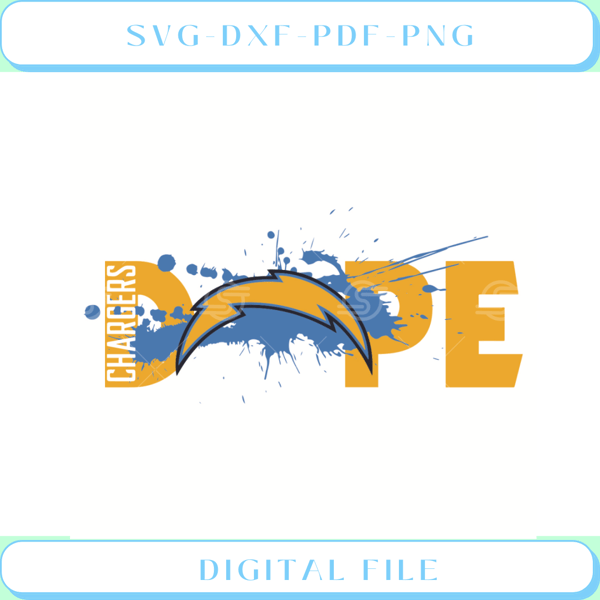 Dope Los Angeles Chargers Football Team Svg Sport Svg.jpg