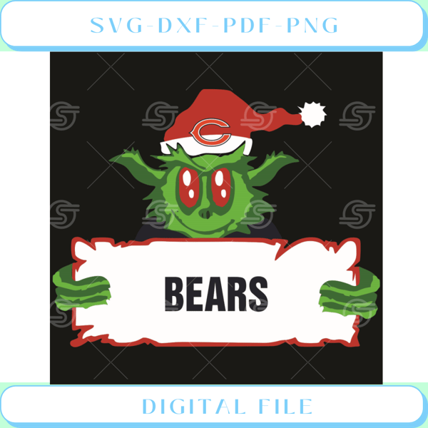 Grinch Chicago Bears Svg Sport Svg, Grinch Svg, Chicago Bears Svg.jpg