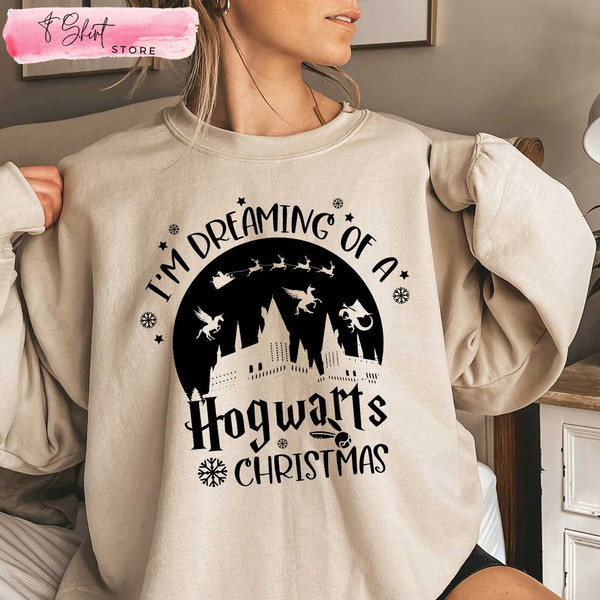 I'm Dreaming of A Hogwarts Christmas Shirt Harry Potter Christmas Presents - Happy Place for Music Lovers.jpg