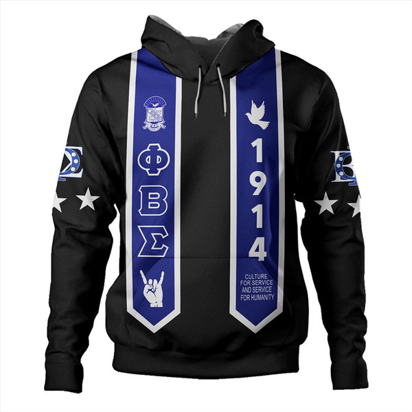 Phi Beta Sigma Hoodie Greek Gradution, African Hoodie For Men Women