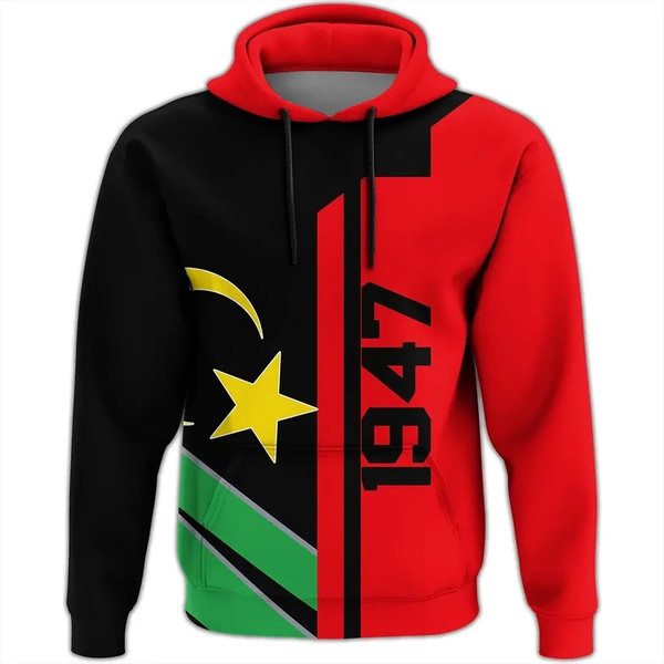 Libya Half Concept Hoodie, African Hoodie For Men Women