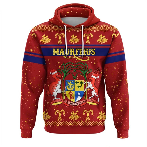 Mauritius Hoodie Christmas, African Hoodie For Men Women