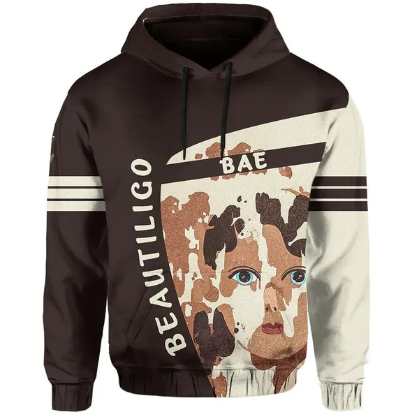 Vitiligo Cloth - Beautiligo Bae Hoodie, African Hoodie For Men Women