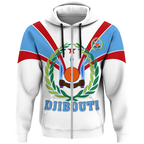 Djibouti Hoodie - Tusk Style, African Hoodie For Men Women