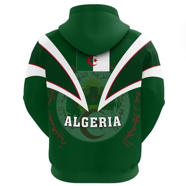 Algeria Hoodie - Tusk Style, African Hoodie For Men Women