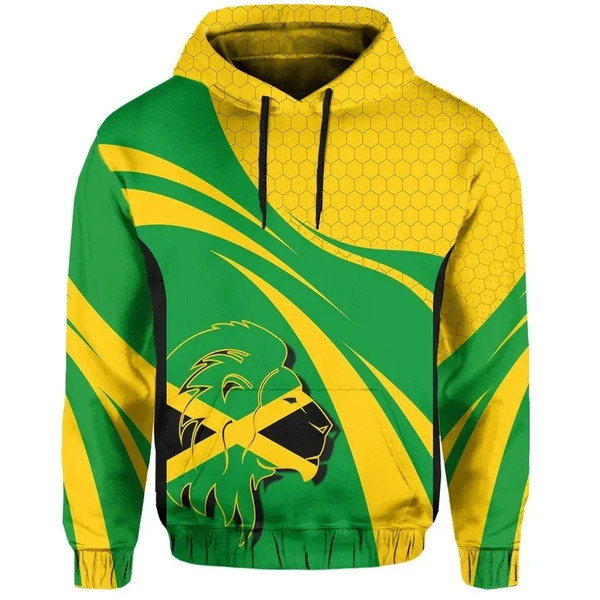 Jamaica Hoodie Aurora Style, African Hoodie For Men Women