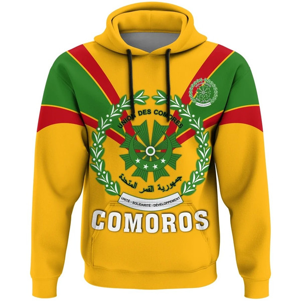 Comoros Hoodie - Tusk Style, African Hoodie For Men Women