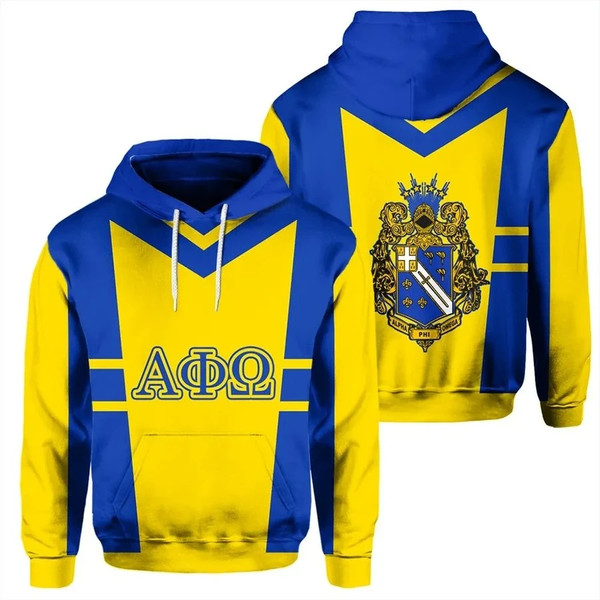 Lugg Style Alpha Phi Omega Hoodie, African Hoodie For Men Women