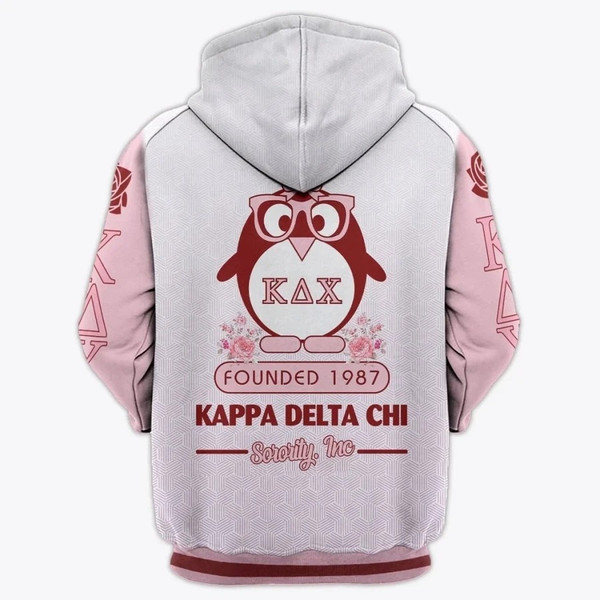 KDC Sorority Sorority White Hoodie, African Hoodie For Men Women