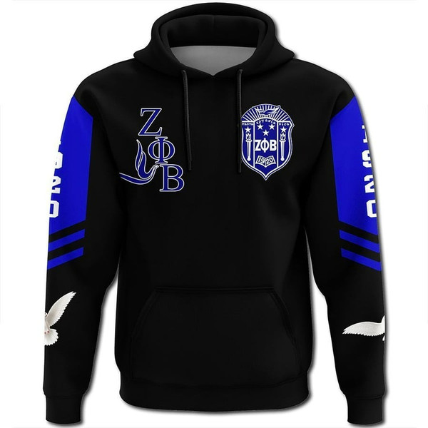 ZETA PHI BETA PHENOMENAL HOODIE, African Hoodie For Men Women