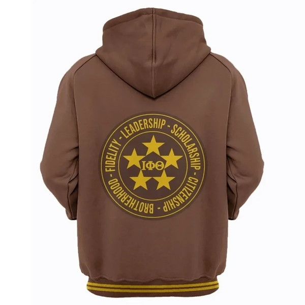 Iota Phi Theta Five Stars Hoodie, African Hoodie For Men Women