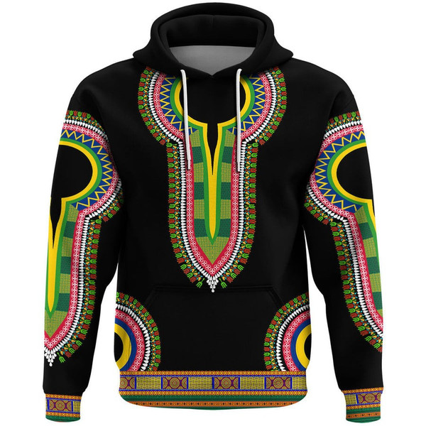 Lorem Ipsum Dashiki Hoodie, African Hoodie For Men Women