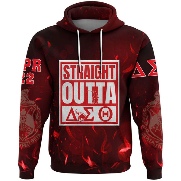 Straight Outta Delta Sigma Theta Hoodie, African Hoodie For Men Women