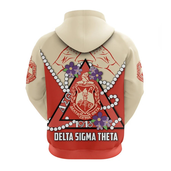 Delta Sigma Theta Pyramid Elephant Hoodie, African Hoodie For Men Women