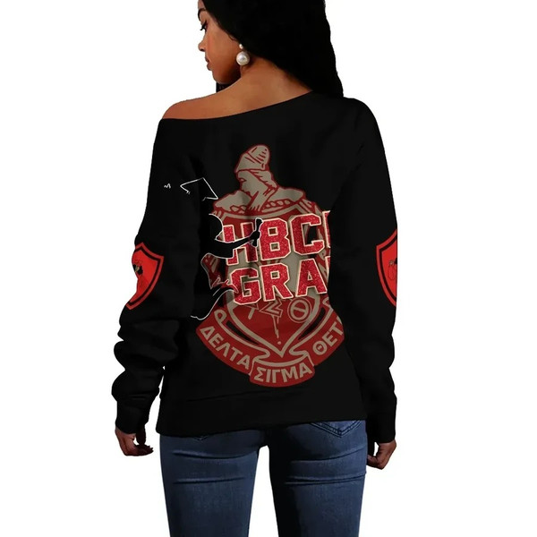 Delta Sigma Theta HBCU Style Offshoulder, African Women Off Shoulder For Women