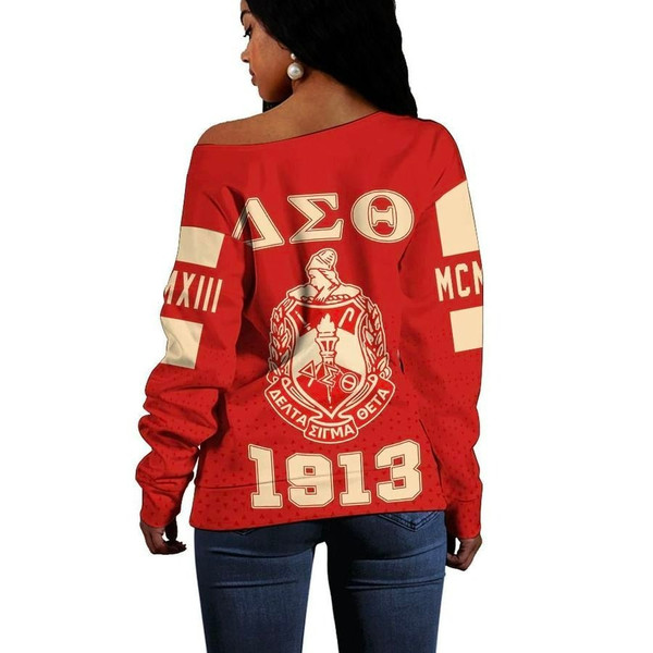 MCM Delta Sigma Theta Women Off Shoulder, African Women Off Shoulder For Women