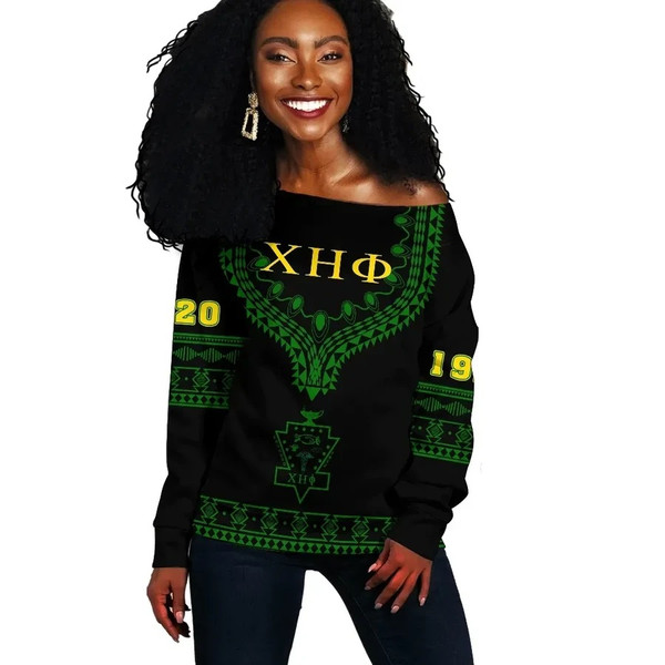 Chi Eta Phi Dashiki Off Shoulder - Alva Style, African Women Off Shoulder For Women