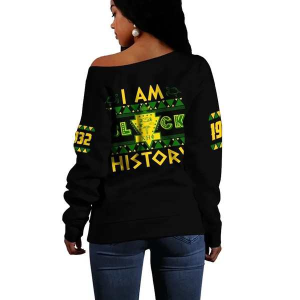 I Am Black History Chi Eta Phi Offshoulder, African Women Off Shoulder For Women