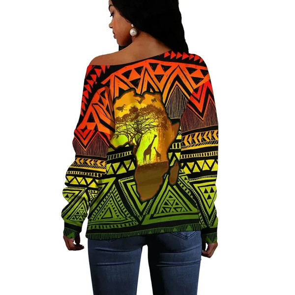 The King Women Off Shoulder Style, African Women Off Shoulder For Women