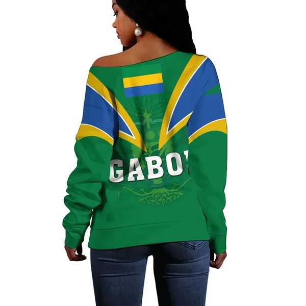 Gabon Women Off Shoulder Tusk Style, African Women Off Shoulder For Women