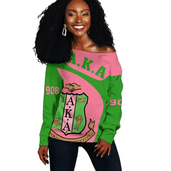 AKA Sorority Women Off Shoulder - Use Style 01, African Women Off Shoulder For Women